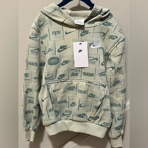 NWT | Nike Kids' Sportswear Club Fleece Printed Hoodie